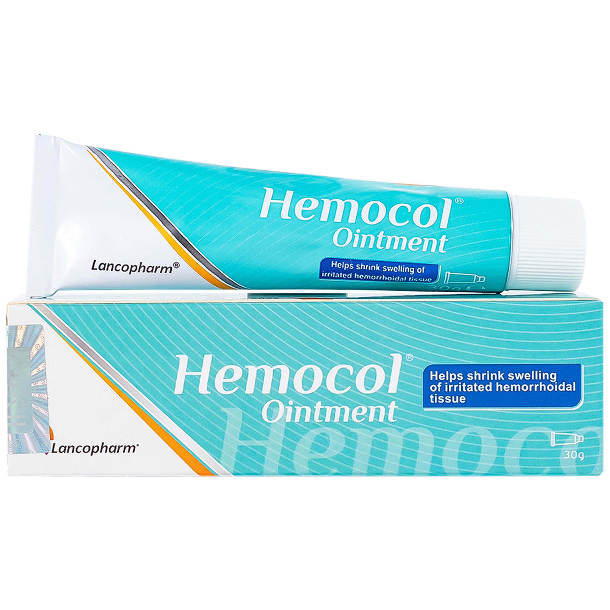 Kem bôi trĩ Hemocol Ointment Lancopharm giúp giảm cảm giác đau, nóng rát, ngứa, khó chịu vùng hậu môn (30g).